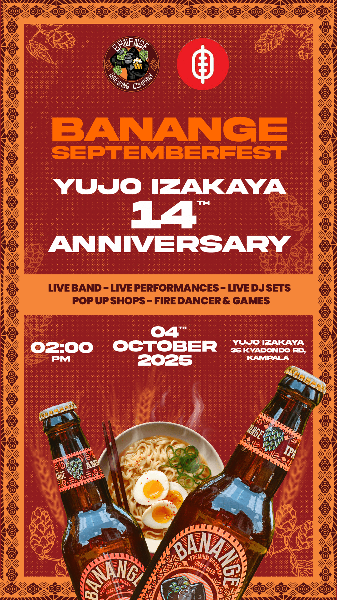 Yujo 14th Anniversary & Annual Banange Septemberfest
